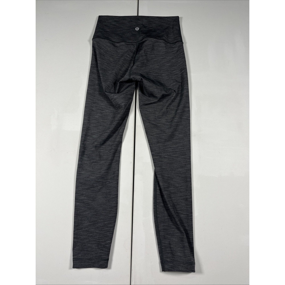 LULULEMON Leggings Heathered Gray Wunder Under High-Rise 25" Luxtreme Size 4